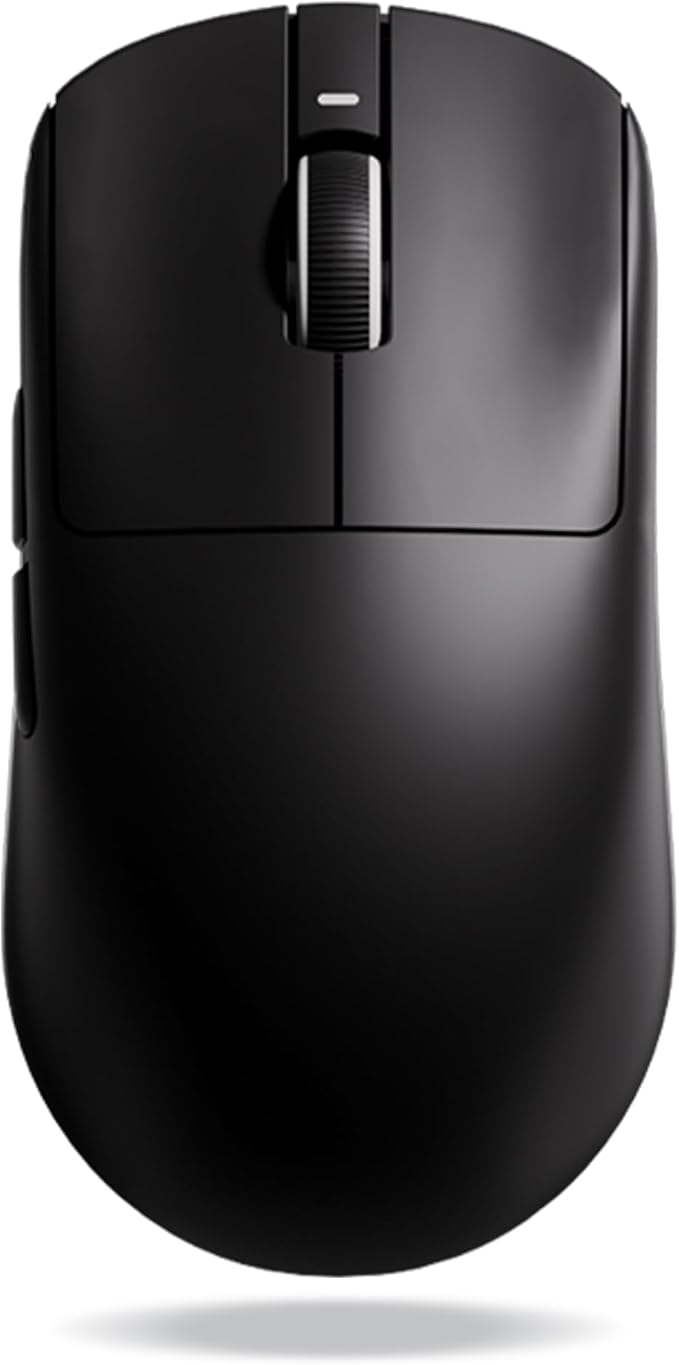 ATK VXE Dragonfly R1 Wireless Gaming Mouse, 45g, PAW3395, 26000 DPI, Tri-Mode 2.4G/Bluetooth/Wired, 4000Hz Polling Rate (R1 SE+, Black)