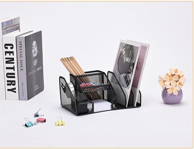 Desk Stationery Storage Box Stationery Organizer Pencil Holder Magazine Files Holder