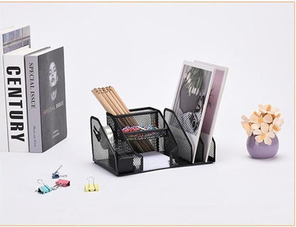 Desk Stationery Storage Box Stationery Organizer Pencil Holder Magazine Files Holder