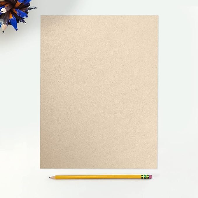 LUXPaper 8.5" x 11" Paper | Letter Size | Taupe Metallic | 80lb. Text | 50 Qty