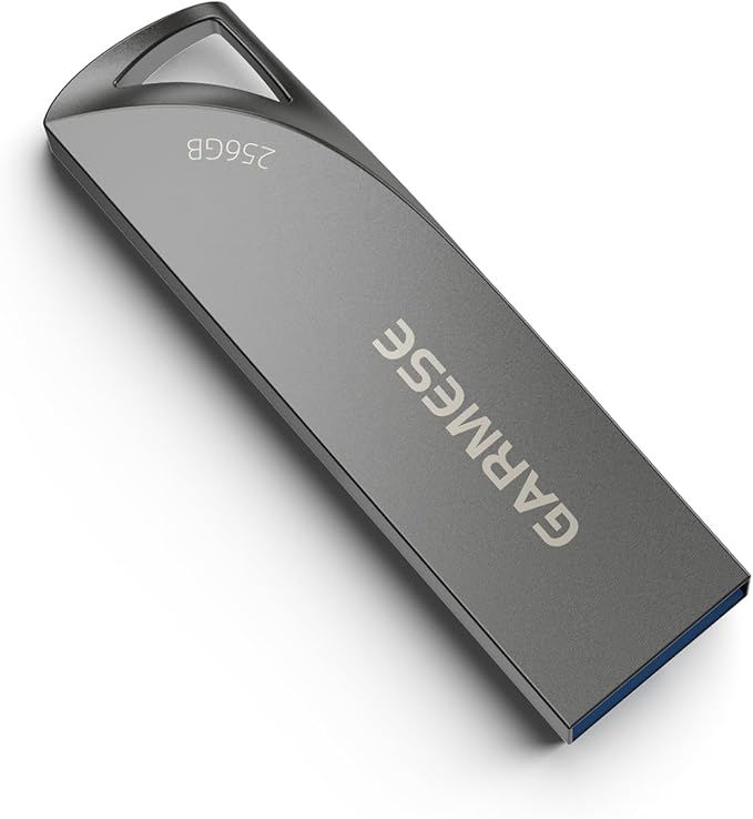 256GB USB 3.0 Flash Drive, Metal Waterproof & Slim Portable Memory Stick with Keychain Hole, Thumb Drive for PC/Laptop/Car/Travel Data Storage