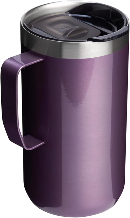 STANLEY Everyday Camp Mug | Drink Through Lid | Cup for Coffee, Tea and Drinks | Insulated Stainless Steel Coffee Mug | BPA-Free