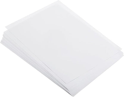 MECCANIXITY 75 Sheets A4 Colored Print Copy Paper 5.8" x 8.3" Origami Paper Printer Paper 80gsm for Printing, Document Copying, Art Craft,White
