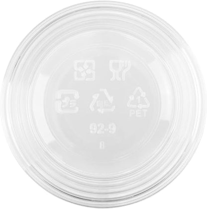 Karat [1000 ct] 9oz Plastic Cups, Clear Disposable Cold Cup for Dessert, Fruit, and More, 92mm (C-KC9)