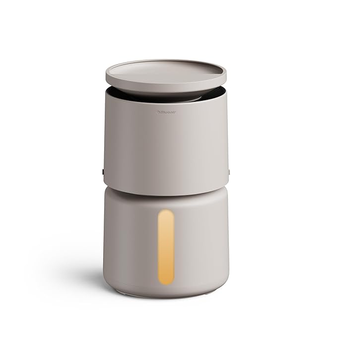 BLUEAIR Room Humidifier - DreamWell - 72Hr Top-Fill Mist-Free InvisibleMist Technology Aroma Stone for Essential Oils and Soothing Mood Lighting - Quiet Operation for Bedroom and Home Use