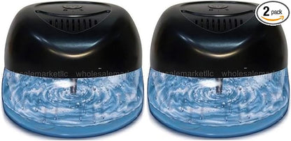 Bluonics Fresh Aire 4 Pack Water Air Washer, Air Revitalizer & Freshener with 4 Fragrance Bottles, 7-Color LED Night Light & White Noise Feature