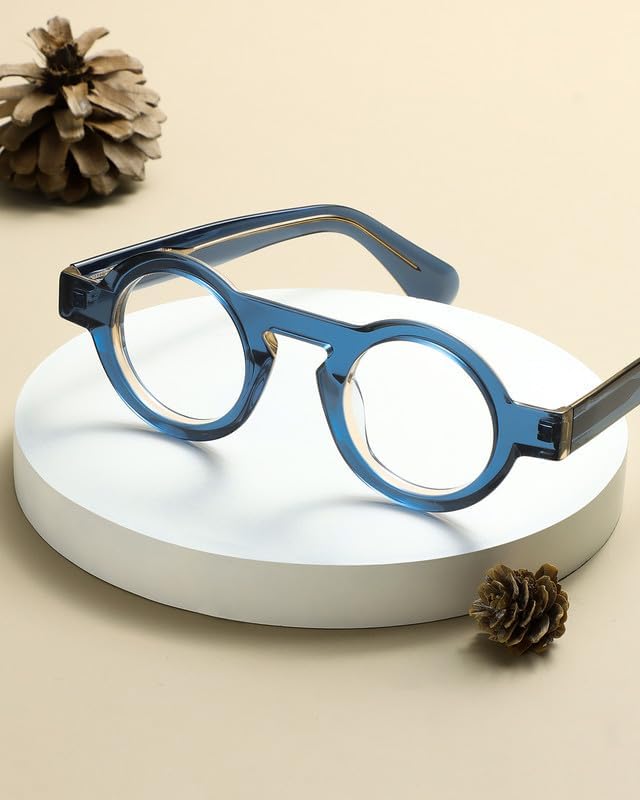 Blue Light Blocking Glasses - Anti Glare & Eyestrain, 99% Filter, Lightweight Acetate Frame for Gaming/Office/Reading