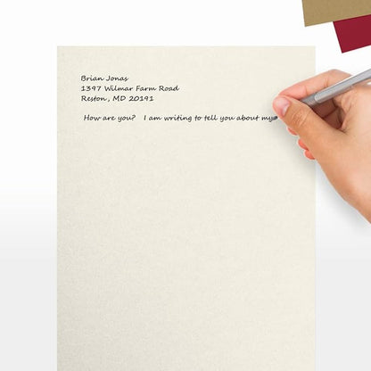 LUXPaper 8.5" x 11" Paper | Letter Size | Quartz Metallic | 80lb. Text | 50 Qty