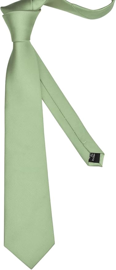 GUSLESON Classic New 3.15"（8cm） Men's Solid Color Necktie Wedding Business Tie + Gift Box