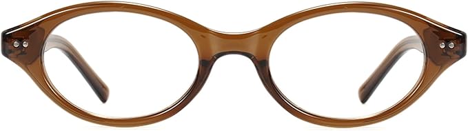 TIJN Olisa Blue Light Blocking Glasses for Women Men,Oval Glasses Frame Bluelight Glasses for Gaming/Computer/Screen
