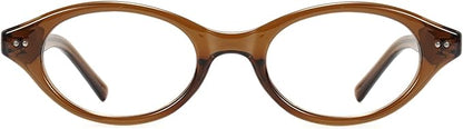 TIJN Olisa Blue Light Blocking Glasses for Women Men,Oval Glasses Frame Bluelight Glasses for Gaming/Computer/Screen