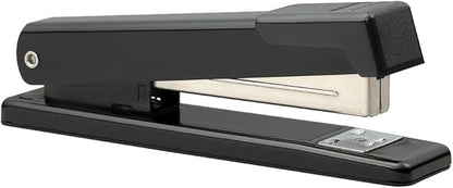Bostitch Office Classic Metal Desktop Stapler, 20 Sheet Capacity, Dual Clinch, Opens for Tacking, Full-Strip, Black, 3-Pack
