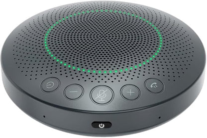 BluePod Conference Speakerphone, Bluetooth and USB Conference Microphone & Speaker, VoiceLoc and VoiceCap Function with 6 Omnidirectional Microphones, for Meeting Room or Home Office