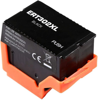 Remanufactured Ink Cartridge Replacement 6 Pack for Epson 302 302XL for Expression Premium XP-6000 XP-6100