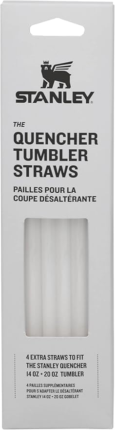 Stanley Quencher Tumbler Straws | Reusable Replacement Straws for Tumbler with Handle | Stainless Steel Drinking Cup Accessory | BPA-Free