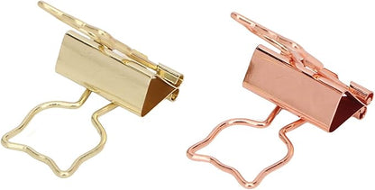 Cat Clips, Cute Clips Shaped Paper Medium, 100pcs in Two Colors - Strong Clamping Force, Rustproof Metal, Ideal for Students and Office Use