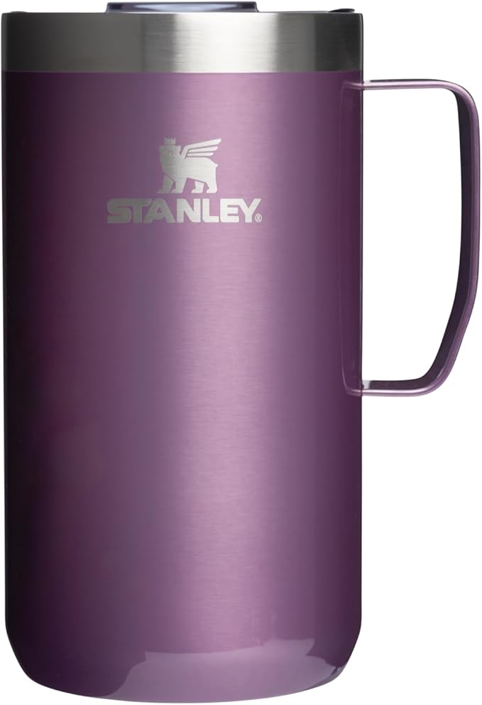 STANLEY Everyday Camp Mug | Drink Through Lid | Cup for Coffee, Tea and Drinks | Insulated Stainless Steel Coffee Mug | BPA-Free