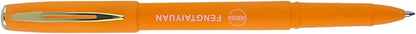 Fengtaiyuan Orange07P18, Orange Ink, FIne Point, 0.7mm, Gel Ink Rollerball Pens - Comfortable Non-Slip Grip, Quick-Drying Ink, 18-Piece Box (Orange07P18)