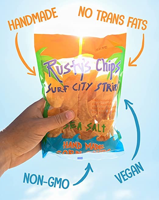 Rusty’s Chips - Crunchy & Healthy Chips for a Quick Bite - Gluten Free Chips, No Preservatives, Non-GMO, Vegan-Friendly Snack Pack