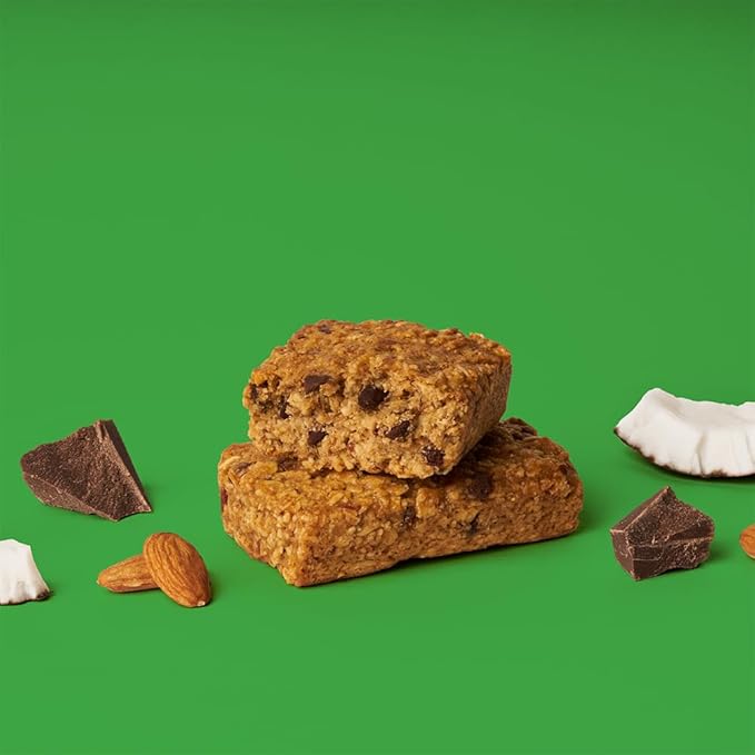 Bobo's Coconut Almond Chocolate Chip Oat Bars, Gluten Free, Non-GMO, Whole Grain Oats, Pack of 12 | Snack Bars | On-the-Go | Made with Simple Ingredients