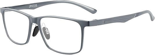 JM Al-Mg Metal Blue Light Blocking Glasses Men Women Anti Blue-Light Computer Glasses, Relieve Eyestrain and Eye Protection