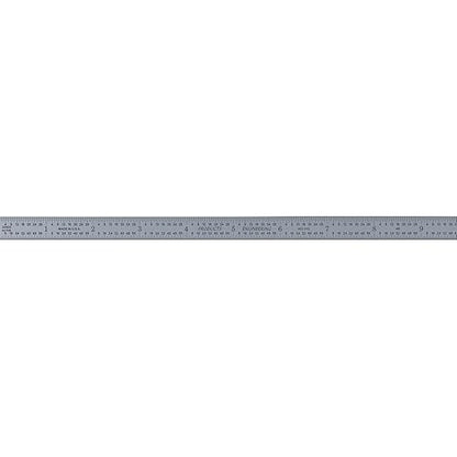 PEC Tools 24" Flexible Metal Ruler, Machinist Rule Made from High-Quality Carbon Steel with Satin Chrome Finish, 4R Graduaction (1/8", 1/16", 1/32", 1/64"), Trusted by Professionals, Made in USA