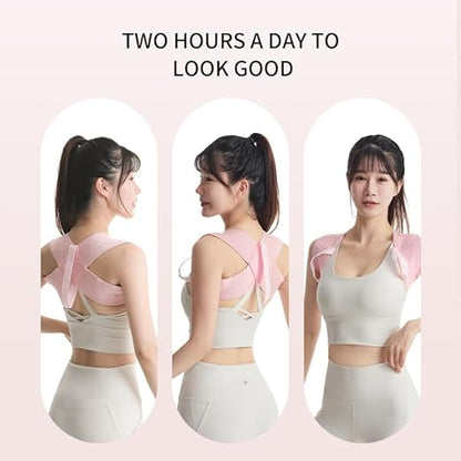 Back Brace Posture Corrector for Women & Men - Kyphosis Relief, Spine Support Brace, Upper Back & Shoulder Alignment, Comfortable & Breathable, Easy to Use