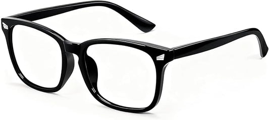 Blue Light Glasses for Woman Men | 99% Blue Light Blocking Glasses | Computer Glassess | Night Driving | Gaming | TV Phone Screen Reader Square Frame | Anti Eyestrain & UV Glare Protection