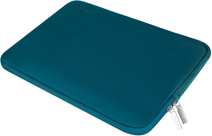 MOSISO Laptop Case 13.3 inch, 13-13.3 inch Laptop Sleeve Bag Compatible with MacBook Air/Pro 13/Pro 14 M5 M4 M3 M2 M1, HP Dell ASUS Lenovo, Neoprene Computer Sleeve Bag with Small Case, Deep Teal