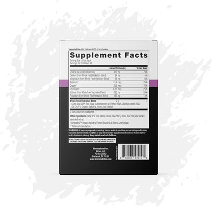 Electrolyte Powder, Very Berry Flavor, Hydration Packets with Celtic Sea Salt, Magnesium, Calcium, Choline, Potassium, Probiotics and Trace Minerals, Gluten Free Drink Mix, Non GMO, 30 Count