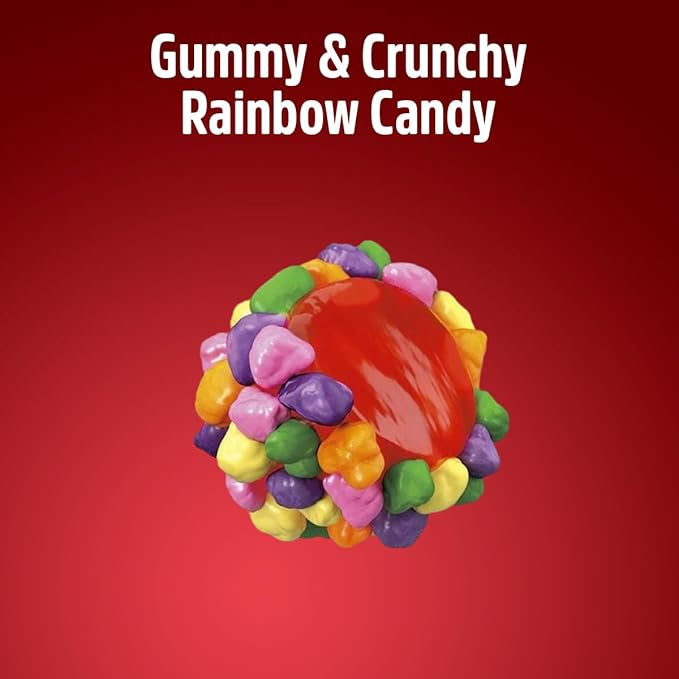 Gummy Clusters Rainbow, 2lb Pack of NerdsGummy Clusters Bulk, Perfect Gummy Candy Snack for Parties, Birthdays, Holidays, Gift Bags, Office Treats and Everyday Enjoyment