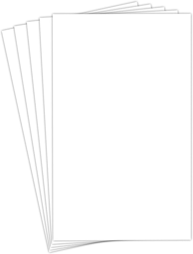 8.5" x 14" White Card Stock | 110lb Index (199gsm) Digital Cardstock – Smooth Finish – Great for Arts and Crafts, Restaurant Menus, Greeting Cards, Invitations, Brochures | 50 Sheets per Pack