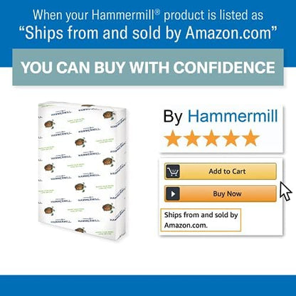 Hammermill Colored Office Paper, 20lb Light Purple, 11 x 17, 5 Ream (2500 Sheets), Made in USA