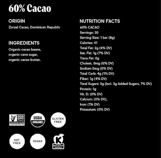 Raaka Dark Chocolate Gift Box | Mini Dark Chocolate Variety Pack | Organic, Vegan, Gluten Free | Box of 30 Individually Wrapped Chocolates
