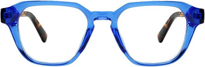 TIJN Blue Light Blocking Glasses for Women Men TR90 Rectangle Frame and Chic Preppy Style Computer Screen Glasses