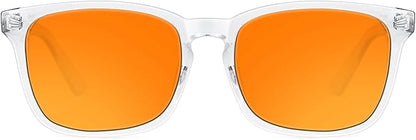 TIJN Blue Light Blocking Glasses Dual AR Coatings Amber Orange Lens for Computer Gaming