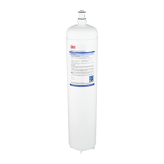 3M Water Filtration Products Replacement Cartridge for Commercial Ice Maker Machines HF90-S for High Flow Series ICE190-S, Reduces Cysts, Sediment, Chlorine Taste and Odor