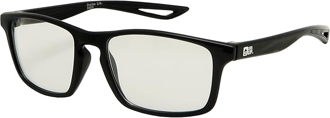 LEVEL UP Strike Blue Light Blocking Glasses - Computer Gaming UV Glare & Strain Protection Reading Eyewear - Men, Women & Kid