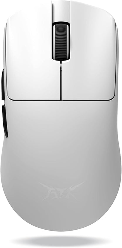 ATK F1 Wireless Gaming Mouse – 35 g Ultralight, PAW3950 Sensor, 8000 Hz Polling, Dual Mode USB-C, Optical Switches, FPS Ergonomic Design (F1 Pro, White)