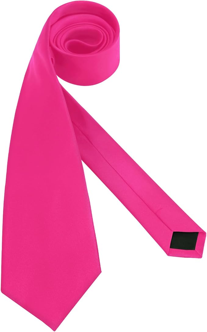Men's Ties Solid Pure Color 3.15" (8CM) Necktie Plain Formal Business Wedding Black Ties For Men