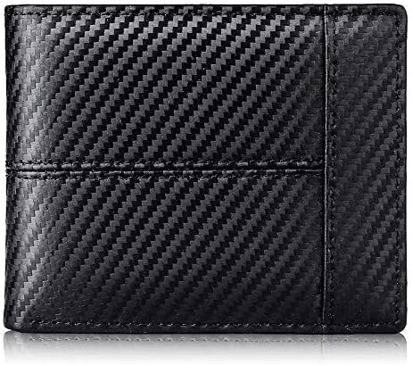 Swallowmall Mens Wallet Rfid Blocking Leather Wallet for Men Bifold Wallets with 1 ID Window 16 Card Slot