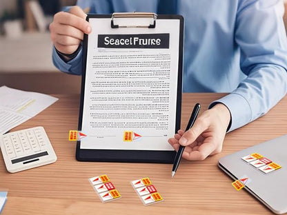Sign Here Index Marker, Assorted Colors Sign Here Tabs Sign Post Here Index, Flags Vital Signs Sticky Notes for documents notebooks Contracts, Books,Files or Notary Supplies