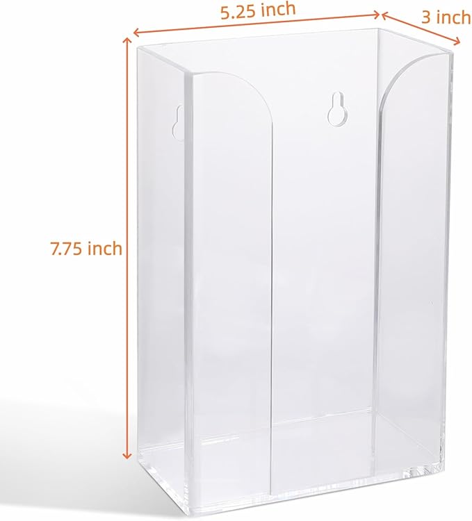 IEEK Coffee Cup Sleeve Holder,Coffee Collar Organizer for Bulk Storage,Kraft Paper Cup Sleeves Rack Clear Acrylic Coffee Sleeve Dispenser Countertop and Wall Mount Disposable Cup Sleeves organizer