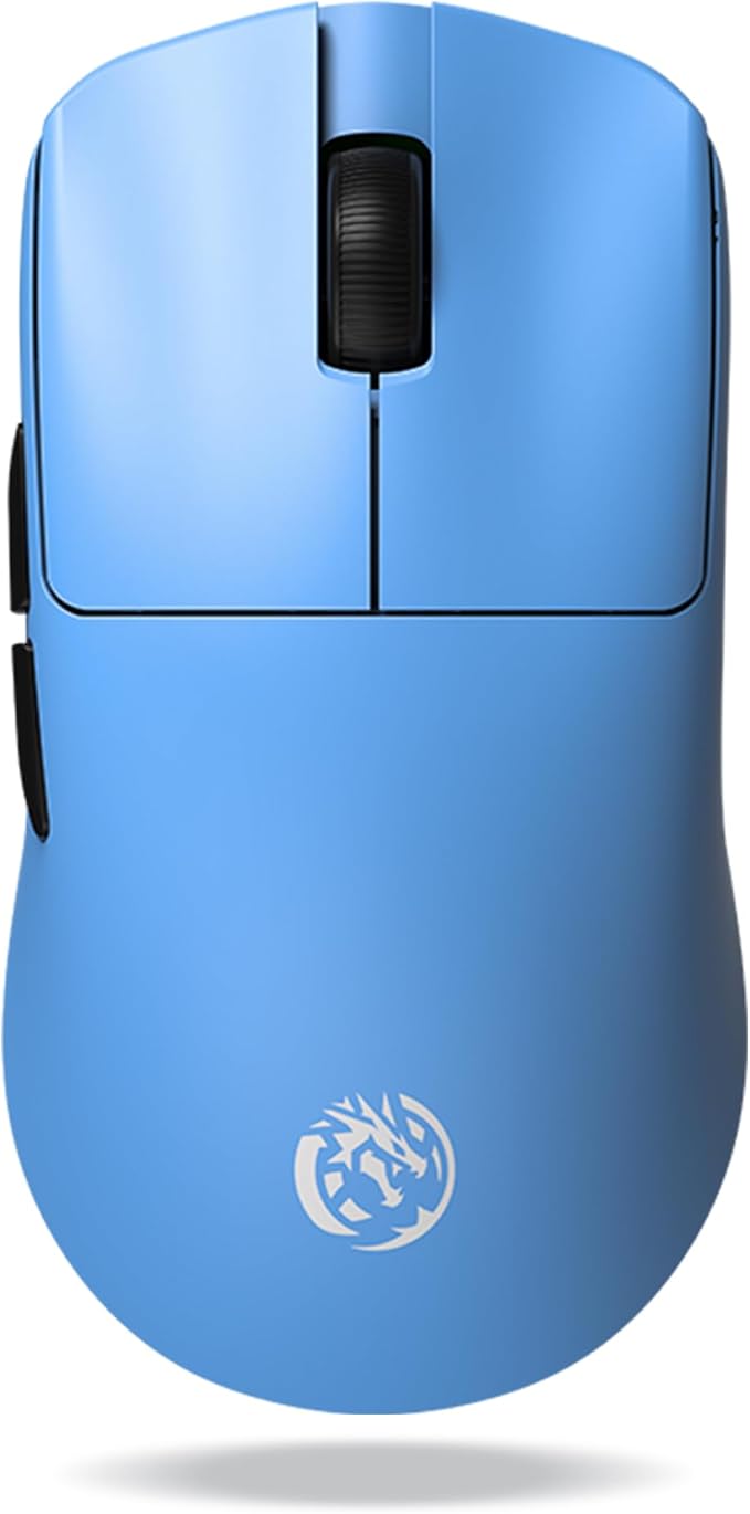 ATK F1 Wireless Gaming Mouse – 35 g Ultralight, PAW3950 Sensor, 8000 Hz Polling, Dual Mode USB-C, Optical Switches, FPS Ergonomic Design (F1 Extreme, LEVIATAN Blue)