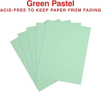 Staples Pastel 30% Recycled Color Copy Paper, 20 lbs., 8.5" x 11", Green, 500/Ream