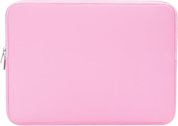 RAINYEAR 11-11.6 Inch Laptop Sleeve Protective Case Soft Carrying Computer Zipper Bag Cover Compatible with 11.6" MacBook Air for 11" Notebook Tablet Chromebook (Pink)