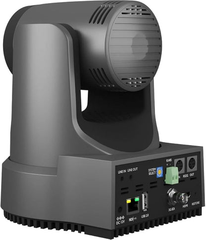 PTZOptics Move 4K SDI/HDMI/USB/IP PTZ Camera with 12x Optical Zoom (Gray) (PT12X-4K-GY-G3)