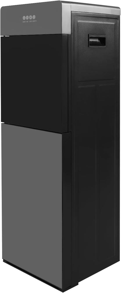 Water Coolers Standing Water Dispenser Cold Hot Dispenser, Modern Standing Water Dispenser Bottom Loading for Homes, Gyms, Office (Bottom Load Silver)