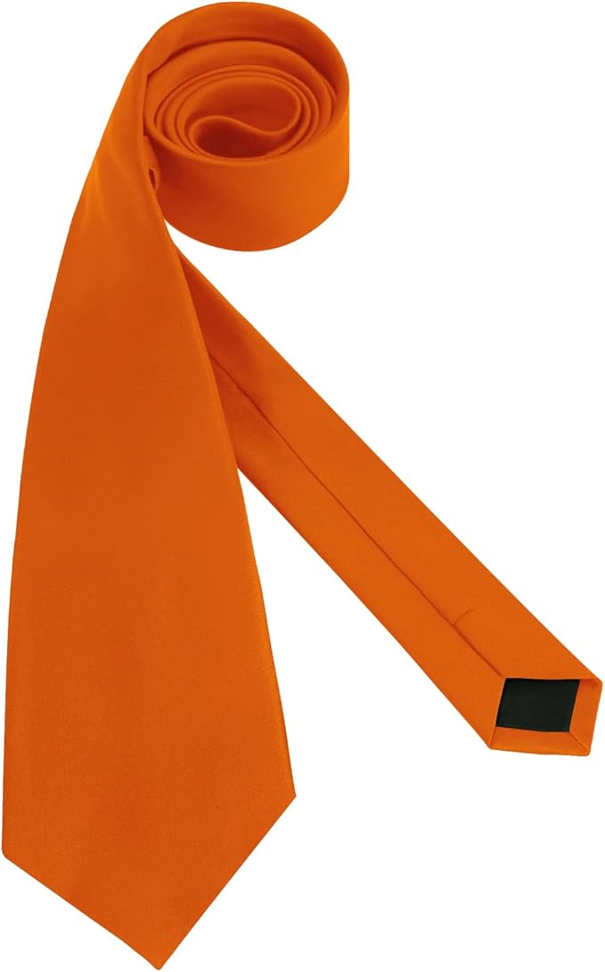 Men's Ties Solid Pure Color 3.15" (8CM) Necktie Plain Formal Business Wedding Black Ties For Men