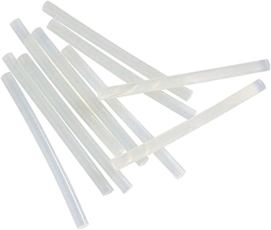 TRENDBOX Pack of 10 Clear 7mmx200mm - Hot Melt Glue Sticks Strips Melting Adhesive for Handmade Craft DIY Home Office Project Craftwork Fix & Repairs